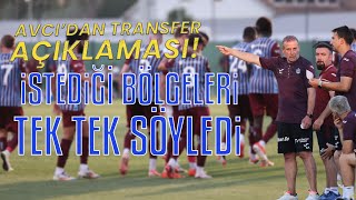 Abdullah Avcıdan transfer açıklaması Sağ bek ve forvet  trabzonspor [upl. by Yeslrahc]