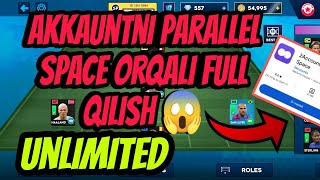 DLS 24 da 😱PARALLEL SPACE😱 applari orqali akkauntni full qilish🤔 Siz bilmagan maʼlumotlar [upl. by Hambley]