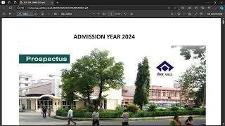 GNM Admission 2024  BGH GNM Admission 2024  BGH SAIL GNM Admission 2024  Exam Tablet [upl. by Calia]