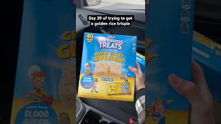 How Many RICE KRISPIES Does it Take to Find the GOLDEN One food series unboxing shorts [upl. by Woodall637]