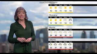 Louise Lear BBC World weather January 25th 2024 HD [upl. by Robma]