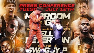 SOCIAL GLOVES HEATED PRESS CONFERENCE AUSTIN MCBROOM amp ANESON GIB FACE OFF amp MORE [upl. by Eerised]