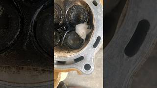 This is what leaking valves look like automotive powersports atv repairs [upl. by Aubyn612]