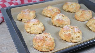 Schnelle Apfel Quark Bällchen →aus dem Ofen [upl. by Driscoll]