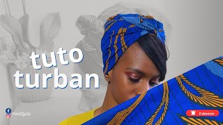 DIY Comment coudre un TURBAN WAX ET SATIN BONNET SATIN ET WAX TURBAN COUTURE [upl. by Annekcm955]