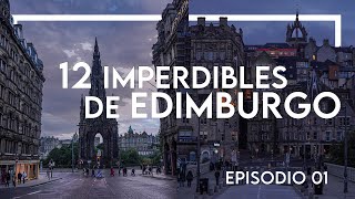 EDIMBURGO 4K atracciones turísticas en la ciudad vieja  Escocia parte 01 [upl. by Ateekram]