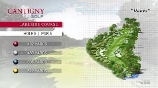 Cantigny Golf Club Lakeside Hole 5 [upl. by Oinotnaesoj]