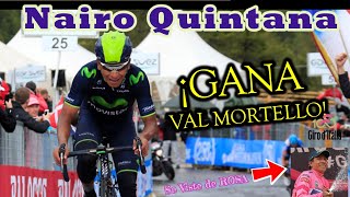 Nairo Quintana🇨🇴🚀GANA ETAPA REINA💪🏽🏆Val Mortello se Viste de Rosa✔️Giro de Italia 2014 Ultimos 25km [upl. by Alben]