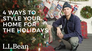 4 Ways to Style Your Home For the Holidays [upl. by Dnalevets258]