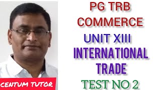 PG TRB COMMERCE UNIT XIII INTERNATIONAL TRADE IMF AND SDR [upl. by Thier605]