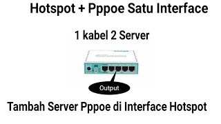 Hotspot  PPPOE Satu Interface [upl. by Olethea980]