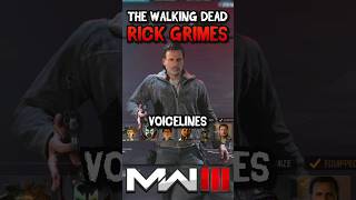 MW3  Rick Grimes Voice Lines 🔥 Call of Duty [upl. by Katalin]