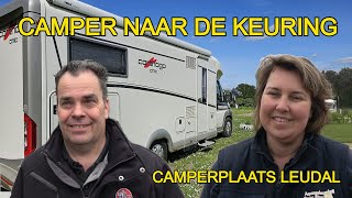 Camper naar de keuring en Camperplaats Leudal [upl. by Ocirnor335]