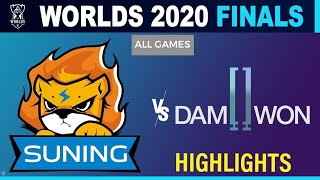 DWG vs SN Highlight All Game Chung Kết CKTG 2020  DAMWON vs Suning [upl. by Gates]