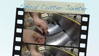 Spiral Cutterhead Jointer Maintenance amp Overview [upl. by Siram]