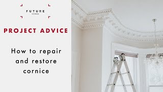 How to repair and restore cornice  PROJECT ADVICE  Future Homes Network [upl. by Ellivnarg514]