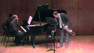 Albinoni Oboe Concerto Op 7No 3 ed B Slokar • Adam M Janssen alto trombone [upl. by Jackquelin]