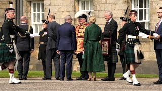 Prince Edward Duke of Edinburgh arrives at Holyrood for the Ceremony of the Keys [upl. by Karissa]