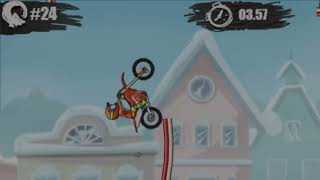 Moto X3M Winter 21 54 Level 24 WR Made with Clipchamp [upl. by Nytsirk]