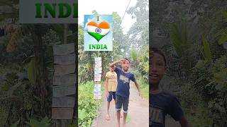 I love my India 🇮🇳🙏 independenceday vandematarm happyindependenced viralvideo 2024 funny [upl. by Dilly]