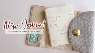 MIDORI 2024 NOTEBOOK DIARY 1 DAY 1 PAGE – A6 Size  Charmaine Dulak [upl. by Meier]