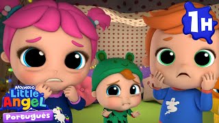 Monstros no Escuro 👻🌑  Little Angel  Moonbug Kids  Músicas Infantis em Português [upl. by Trask]