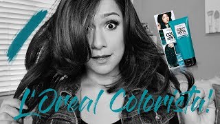 LOREAL COLORISTA CRAZY RESULTS Dark Hair Demo [upl. by Deenya]