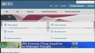 IRS Extends Tax Day Deadline [upl. by Anerev]