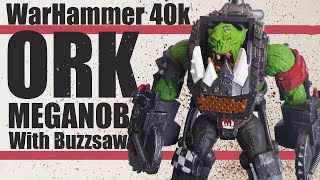 Mcfarlane Toys does Warhammer 40k Ork Meganob with Buzzsaw  From 2021 [upl. by Anelad]