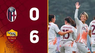 BOLOGNA 06 ROMA  COPPA ITALIA FEMMINILE 202425 [upl. by Eldoria531]