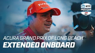 Extended Onboard  Kyle Kirkwood at the Acura Grand Prix of Long Beach [upl. by Sudderth208]