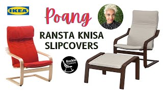 How to install your IKEA POANG slipcover by Rockin Cushions  Ransta Knisa Styles [upl. by Ailb]