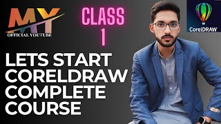 CorelDraw 2024 Complete Course For Beginners Class 1 [upl. by Ayanej]