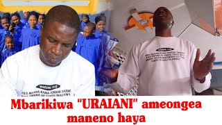 MBARIKIWA AKIWA URAIANI ameongea maneno haya [upl. by Ludovika]