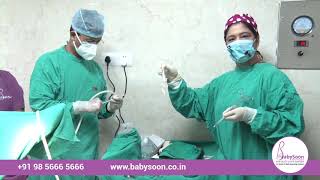 Ovum pickupEgg collection in IVF by Dr Jyoti Bali Director Babysoon fertility and IVF center [upl. by Erdnaxela]