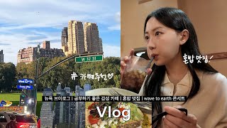 sub 𝐕𝐋𝐎𝐆 카공하기 좋은 맨하튼 카페 뉴욕 가을 일상 혼밥 맛집 콘서트 [upl. by Rasia230]