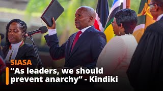 As political leaders we must guard our Country from sliding into lawlessness and anarchy  Kindiki [upl. by Zerla]