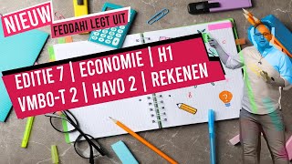 BEREKENINGEN  PINCODE  H1  LEERJAAR 2  VMBOT  HAVO [upl. by Woodford]