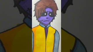 Fnaf Michael Afton speed draw fnaf michaelafton fanart speedart fivenightsatfreddysfanart [upl. by George]