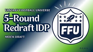 5Round Redraft IDP Mock Draft [upl. by Ajaj976]