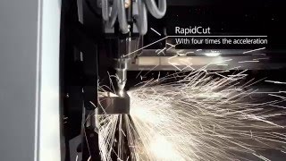 TRUMPF Laser Tube Cutting TruLaser Tube 5000 fiber RapidCut [upl. by Nuajed727]