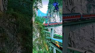 Amazing funny train 🚂 lines part 241 shorts vfxshorts funny vfx aliandance trendingshorts [upl. by Cherey73]