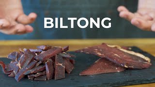 Failsafe Biltong recipe  Dried meat from Southern Africa [upl. by Andryc]