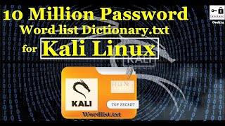 Password Wordlist Dictionarytxt for kali Linux and Windows  Aircrackng Wireshark 📚👔🎓 [upl. by Nancy]