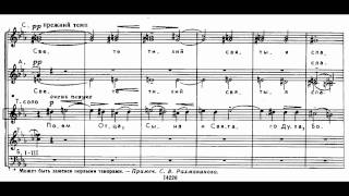 Rachmaninov Vespers  4 Joyful Light Kiev Chant [upl. by Anasus]