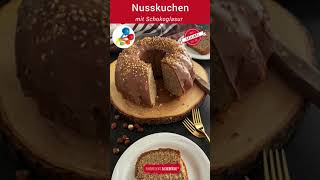 Einfaches Nusskuchen Rezept  saftiger Nusskuchen von Kinderleichte Becherküche [upl. by Nugent]