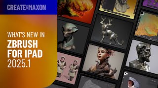 What’s New in ZBrush for iPad 20251 – Create with Maxon [upl. by Petrina822]