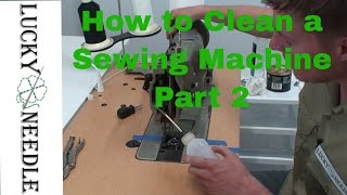 Upholstery Basics  How to clean a sewing machine PT2  Sewing Classes [upl. by Leasa]