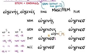 §83 Third Declension Adjectives [upl. by Caines922]