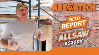 Arbortech ALLSAW AS200X Weston MA Heritage Restoration Project Testimonial [upl. by Pournaras]